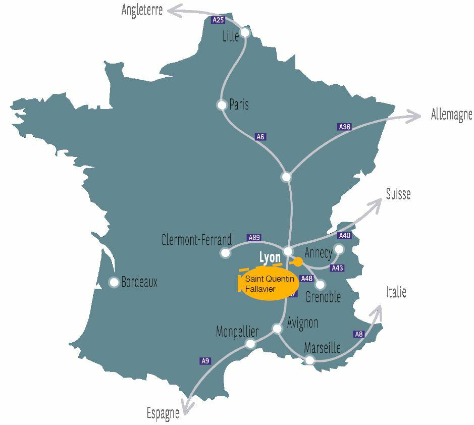Entrepôt classe a Saint-Quentin-Fallavier 18020m² Location entrepôt classe a Saint-Quentin-Fallavier Isère OLLOG2311515 0